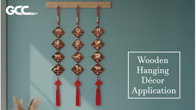 Lunar New Year Wooden Ornament Engraving Application