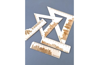 Wooden Ruler Set