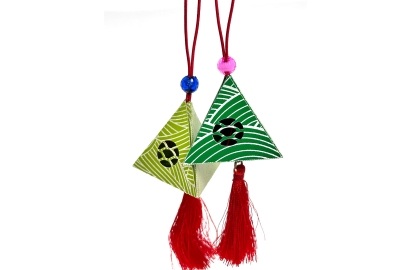 Manualidades de papel: bolas de masa de arroz glutinoso