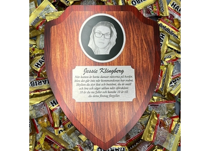 Personalized Trophy Plaque Award with Laser Engraving