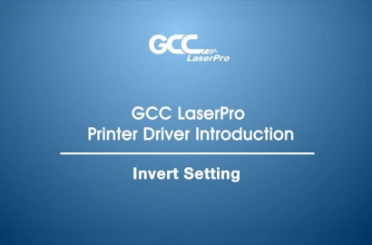 GCC LaserPro Printer Driver Intorduction - Invert Setting